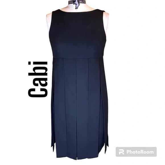 Fringe (car wash style) Flapper Dress Black size 4 cocktail Black Sleeveless - Picture 4 of 9